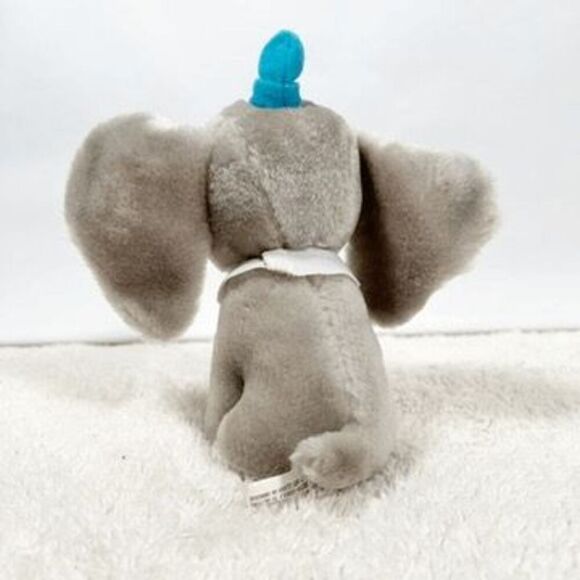 Vintage Dumbo Movie Plush Toy 8" Walt Disney Productions Elephant Stuffed Animal - Picture 9 of 9